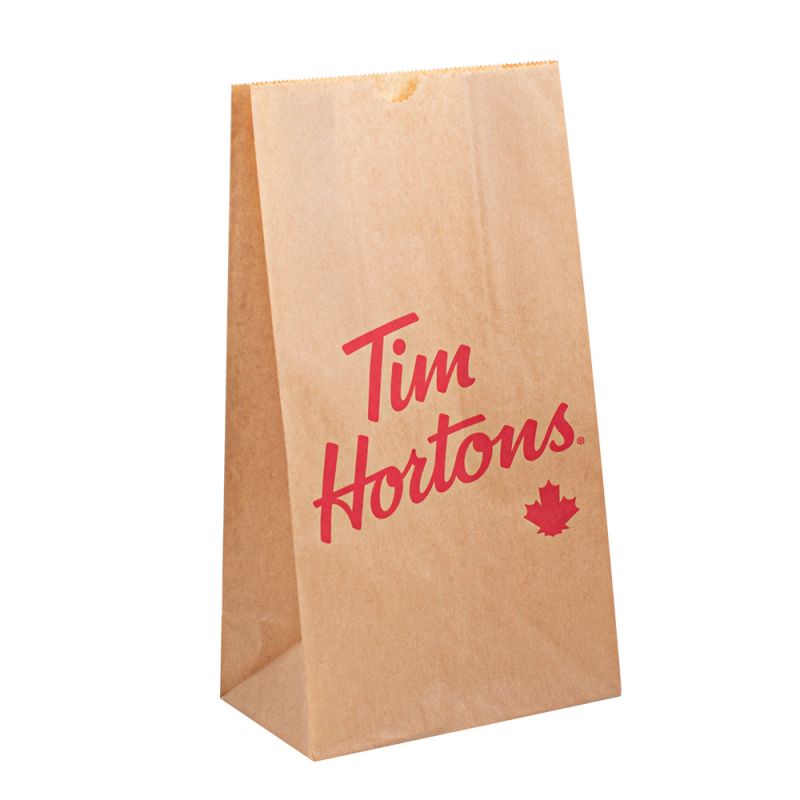 Хартия по поръчка лого на хартиена чанта кафяв опаковка на едро хранителна чанта за хартия опаковка